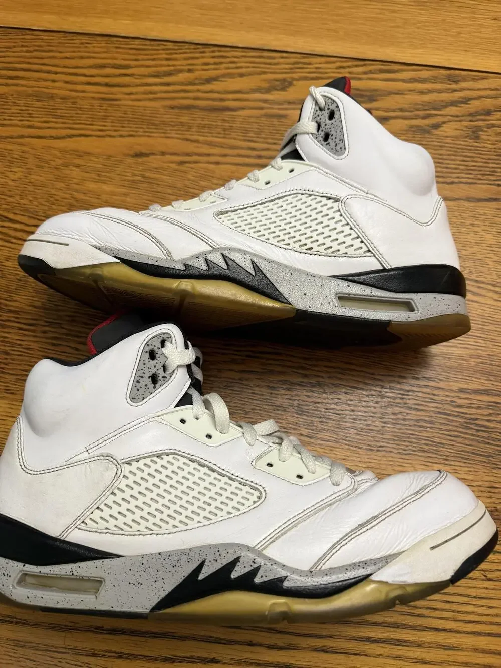 Air Jordan 5 Retro Fire Red Shoes Mens Size 13 136027-104 OG 2013 Sneakers